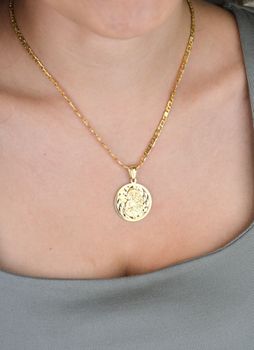 Masywny złoty łańcuszek próby 585 z efektem tygrysiego oka. Szerokość 3,5 mm, długość 55 cm, waga 15,05 g. Elegancki, męski styl – idealny na prezent (2).JPG